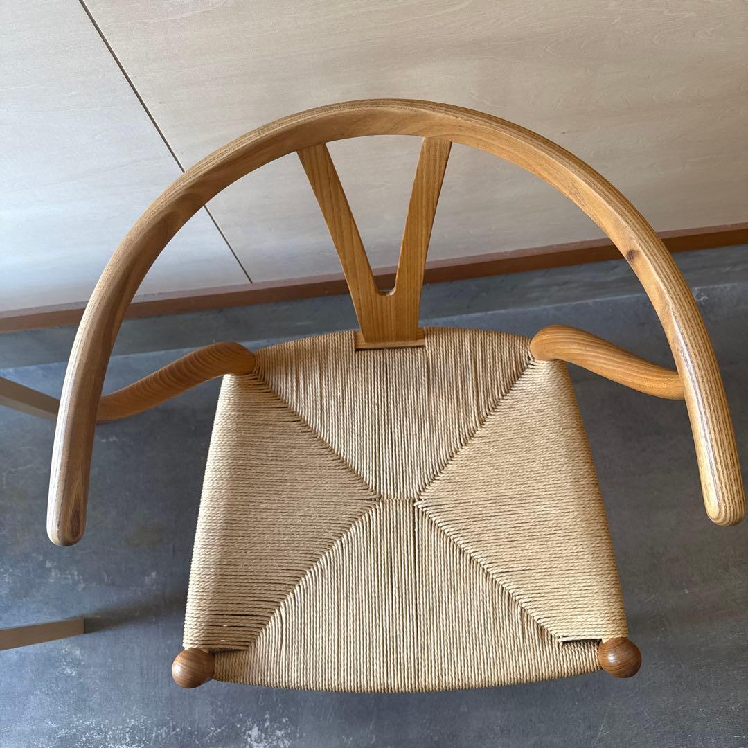 ch24 Yチェア エルム材 SH45cm birthday edition - メルカリ