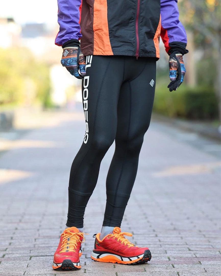 ELDORESO エルドレッソ ランニングスパッツ ランニングタイツ タイツ S