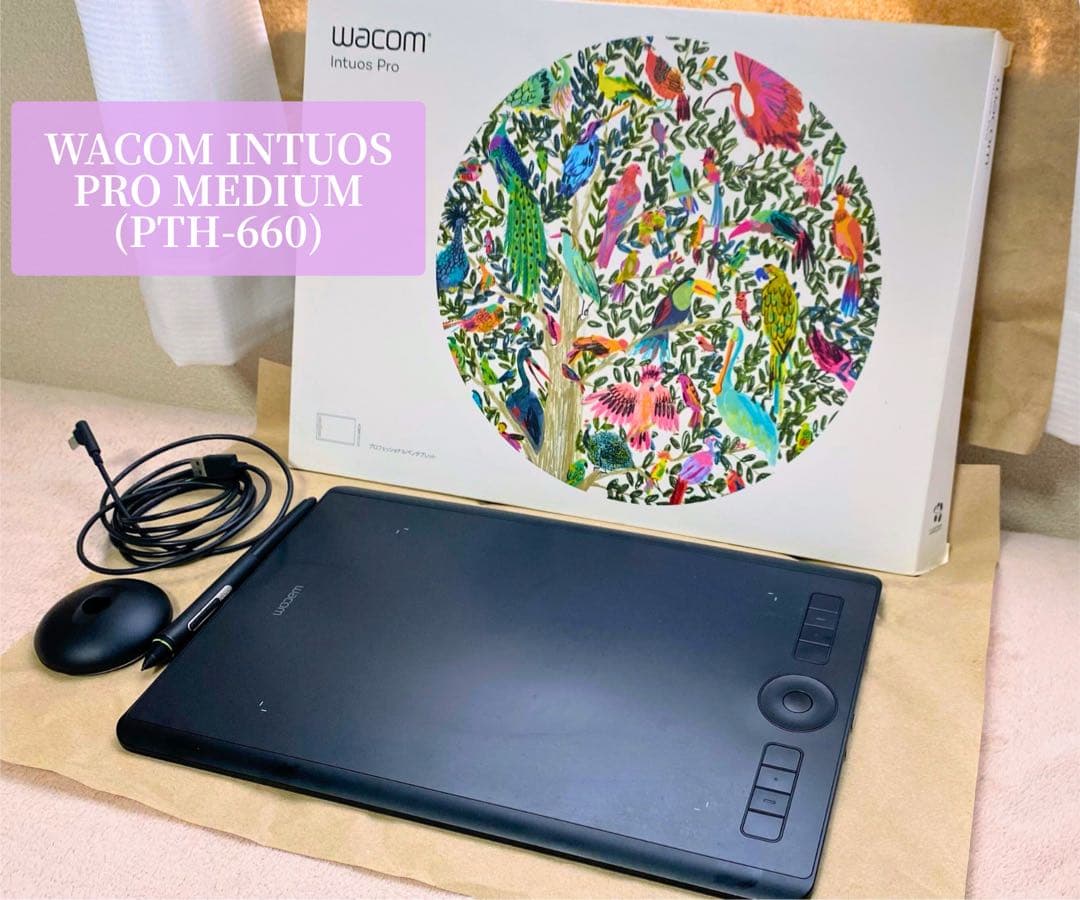 Wacom IntuosPro Medium (PTH-660) ガイドブック付 Wacom IntuosPro Medium (PTH-660) ガイドブック付 - メルカリ