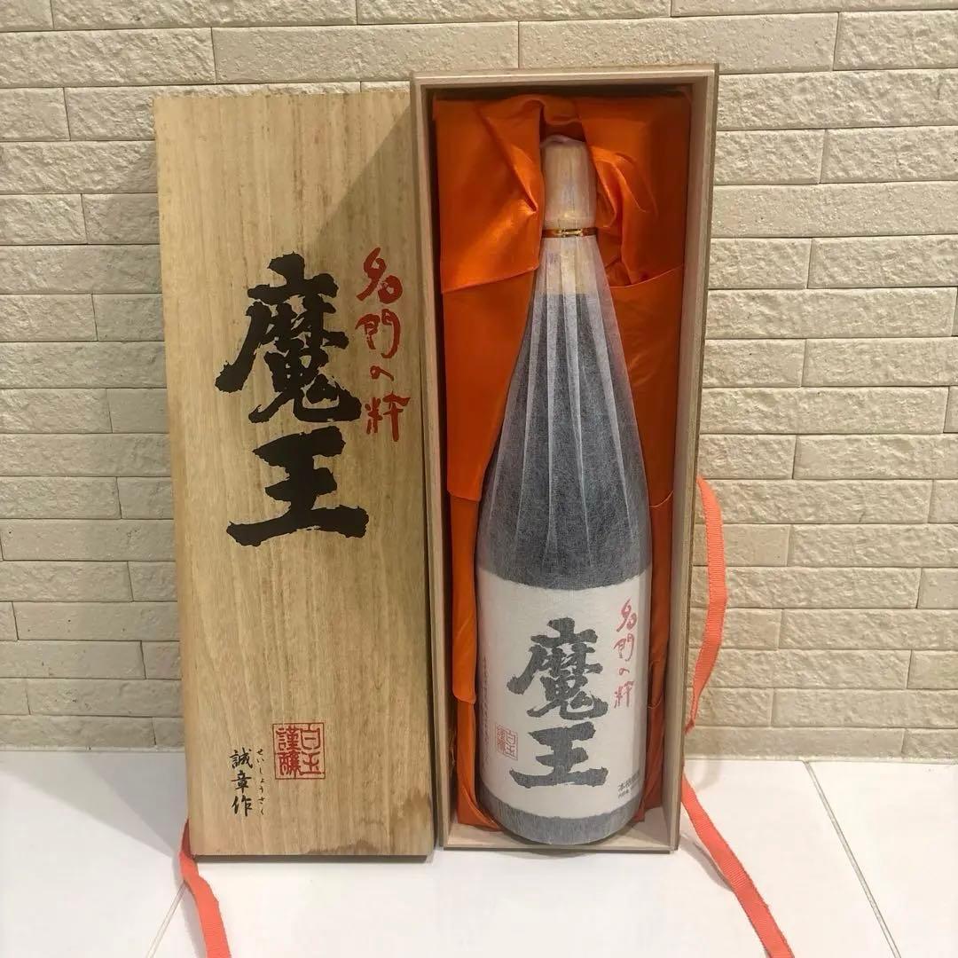 本格焼酎　魔王 1800ml 桐箱入り 白玉醸造　☆新品未開封☆ 白玉醸造 魔王1800ml 純正桐箱入 | お取り寄せ自宅居酒屋 しんせん