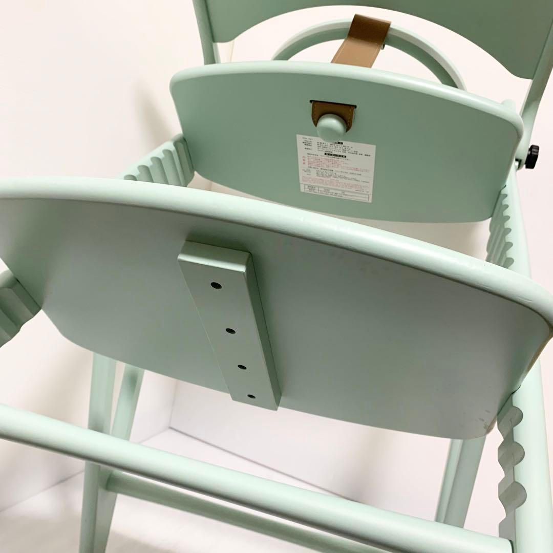 大和屋 ヤマトヤ アッフルチェア ベビーチェア ハーブグリーン - メルカリ