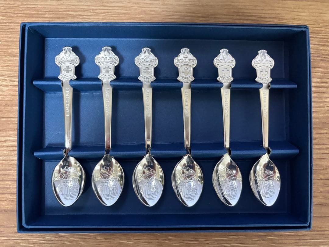 （新品非売品）ロレックス　Rolex　銀スプーン　カトラリーセット 非売品 ROLEX ロレックス ノベルティスプーン 2本セット - メルカリ