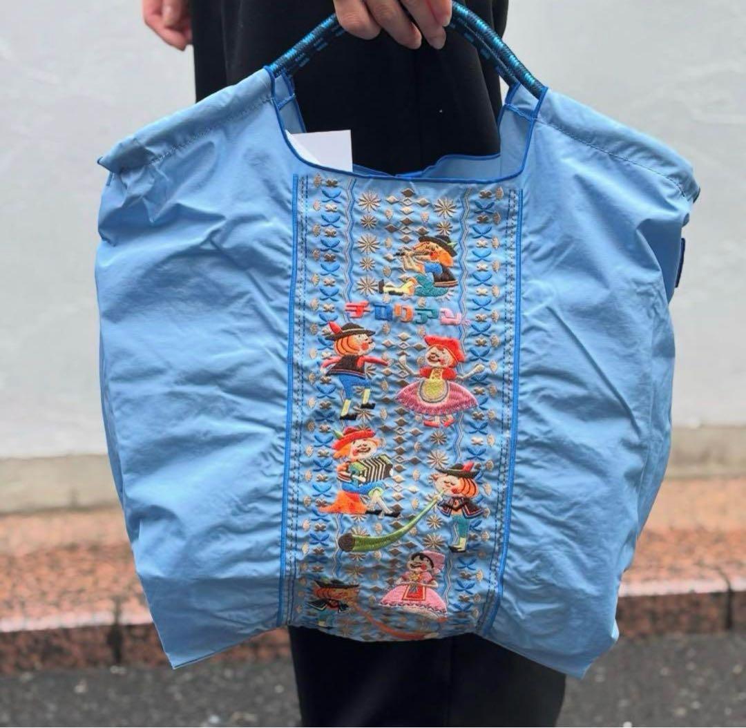 ボールアンドチェーン チロリアン 千鳥屋 エコバッグM ブルー - メルカリ