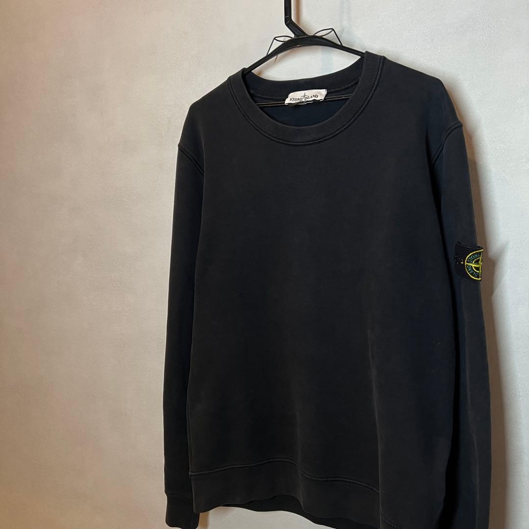 【希少❗️】ストーンアイランド　スウェット トレーナー ブラック L 美品✨ STONE ISLAND（ストーン アイランド） トレーナー 811563920 メンズ