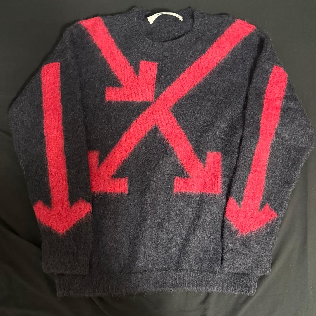 off-white arrow Knit M size - メルカリ