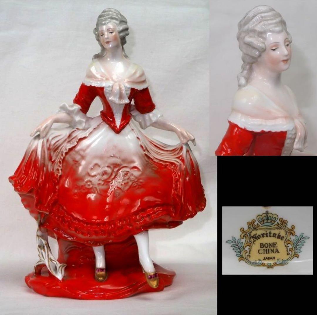 晴天送料無料時代物 1935年『オールドノリタケ』製貴婦人人形 フィギュア 楽天市場】ノリタケ 〜Noritake〜置物 歳時記 ひな人形（桜色屏風
