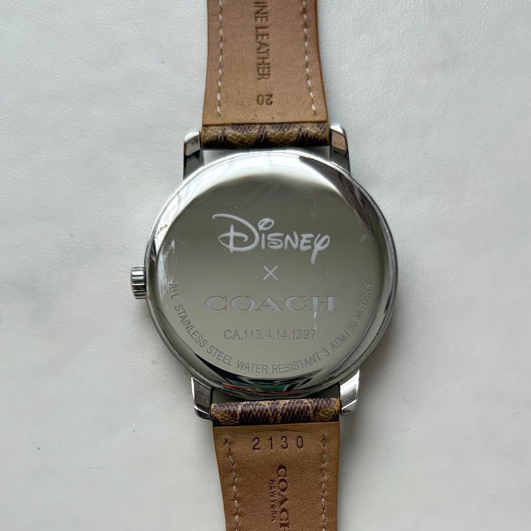 COACH ディズニー ミッキーマウス シグネチャー 腕時計 日本限定品 訳
