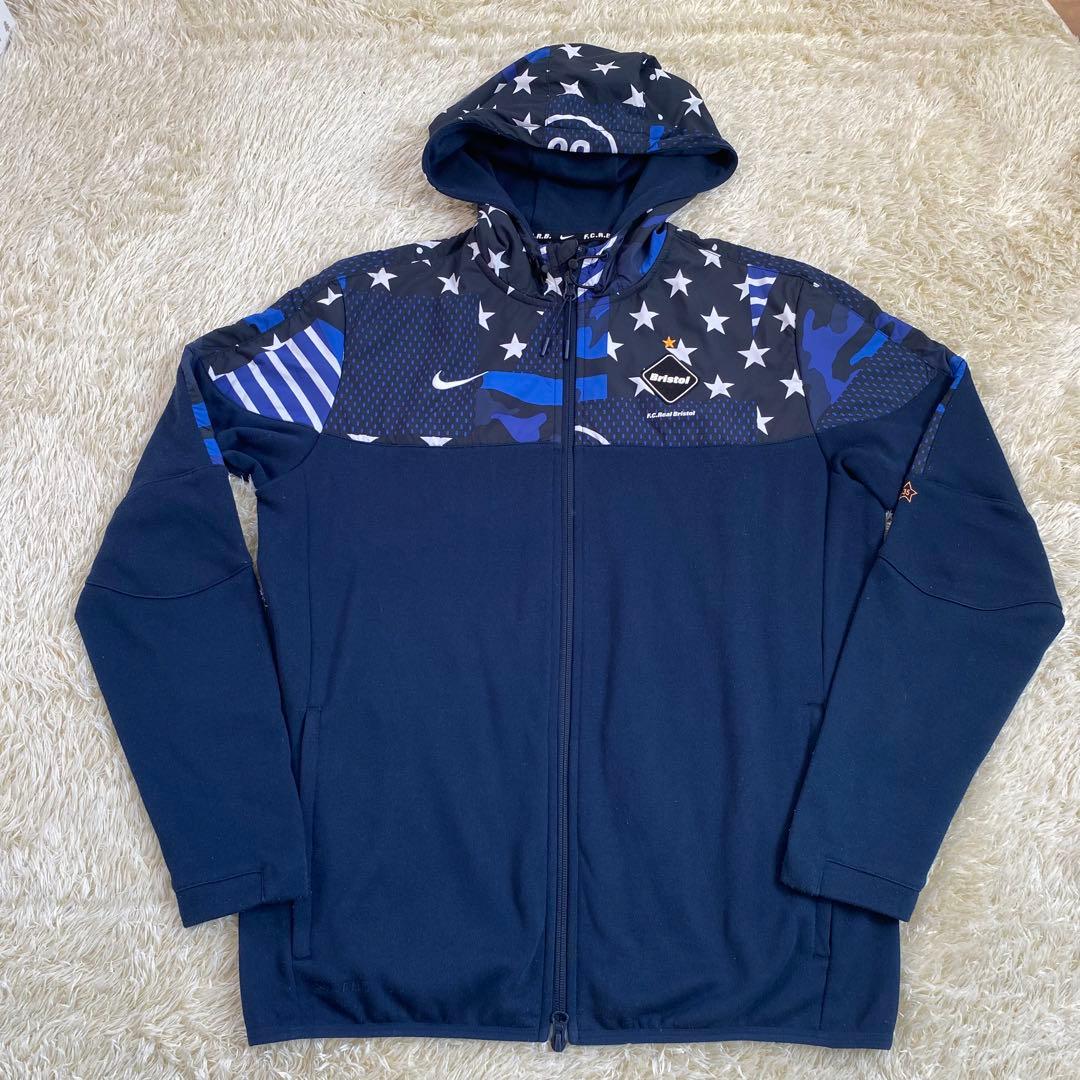 FCRB nike ブリストル パーカー 星柄 スター ネイビー Lサイズ - メルカリ