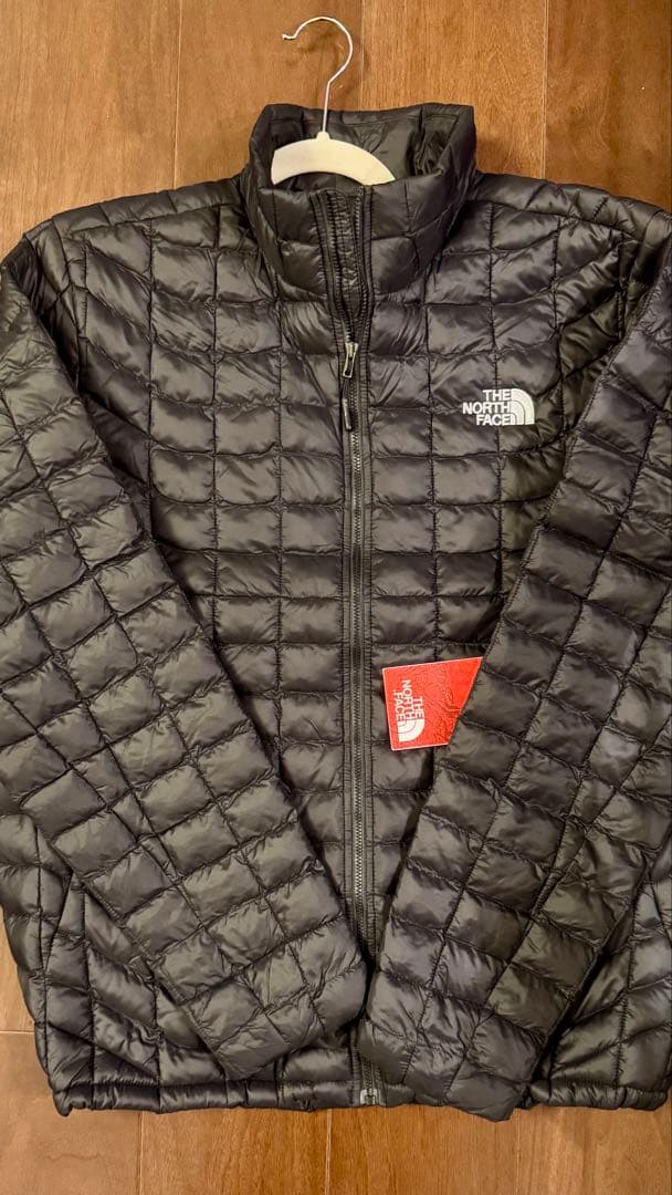 最終！ダウンジャケット ノースフェイス　THERMOBALL ■黒■新品 THE NORTH FACE（ザ ノースフェイス） 本物正規◇ノースフェイス