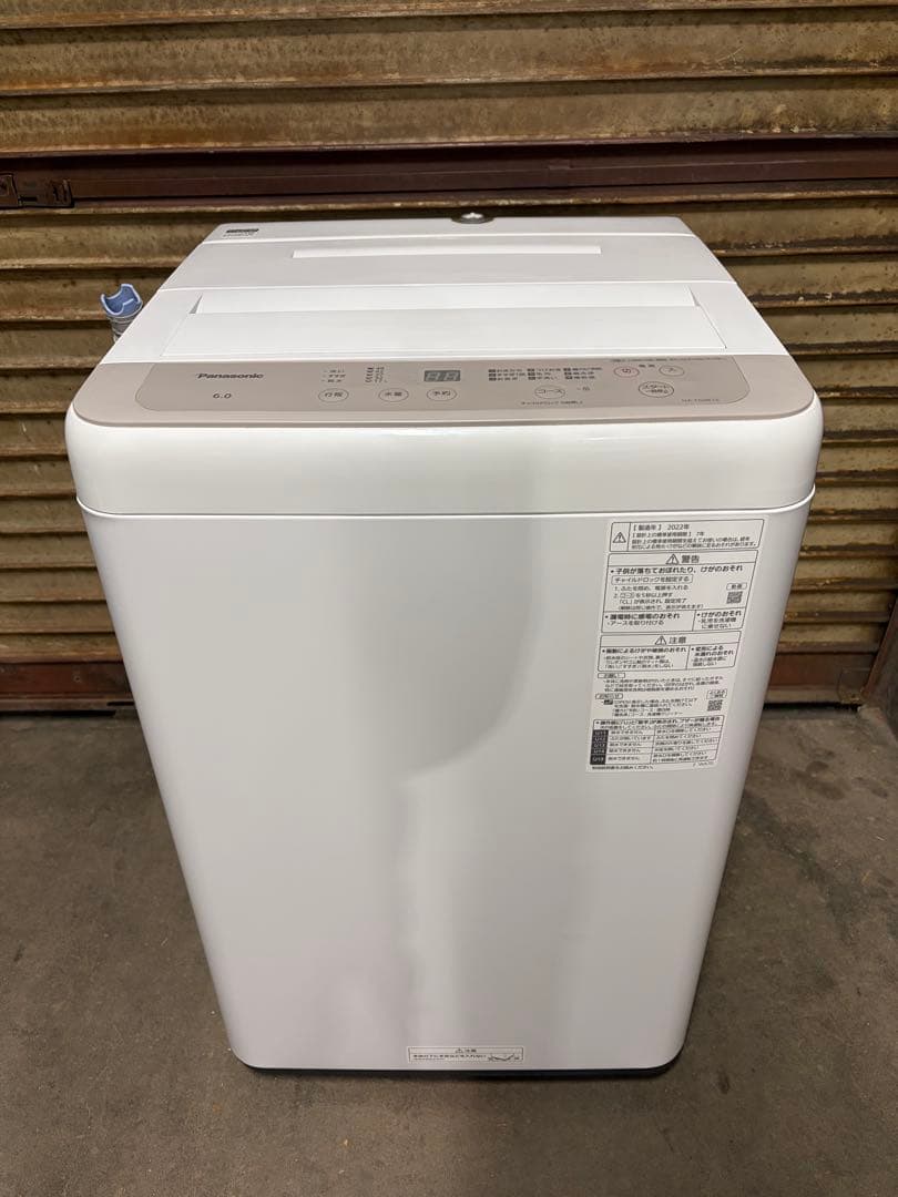 パナソニック 洗濯機 6.0kg NA-F60B15 2022年製 - メルカリ