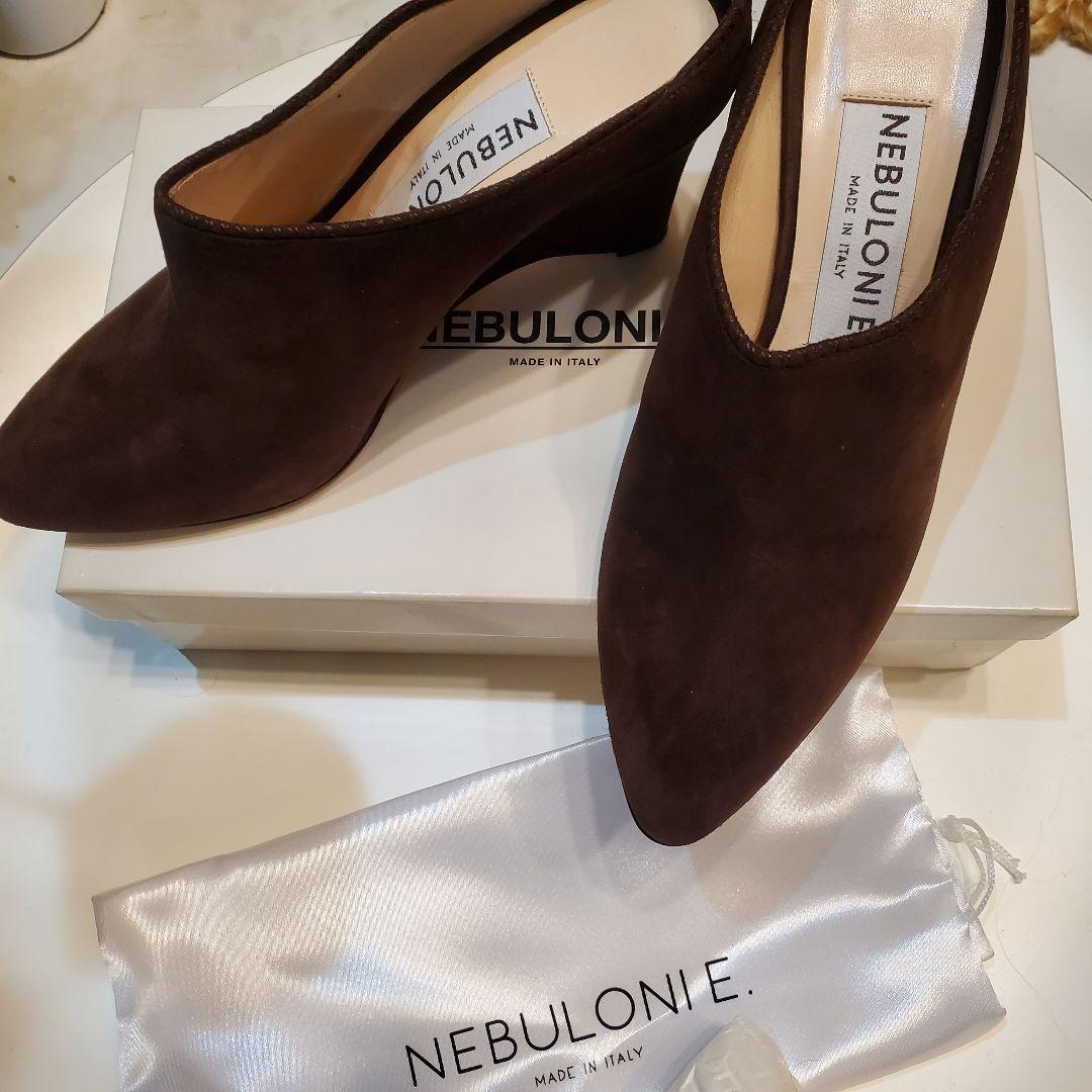 ネブローニ ミュール 定価74800円 ブーツ マディソンブルー - メルカリ