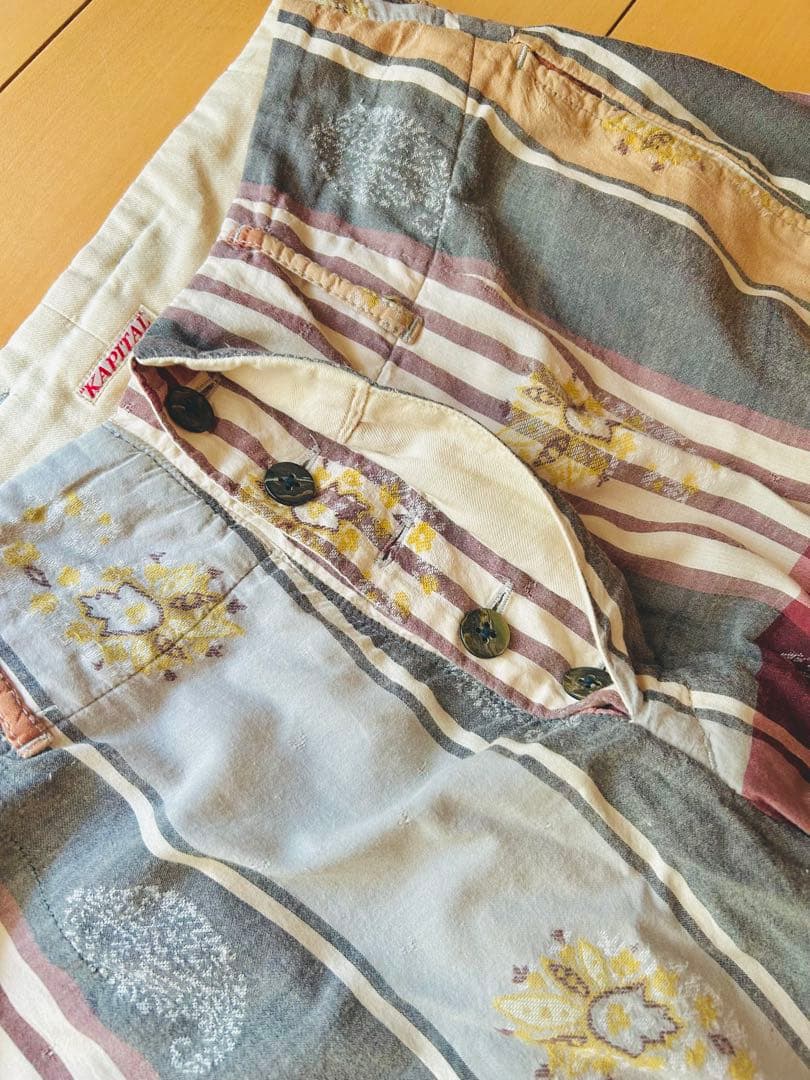 Kapital キャピタル マドラスチェック ワイドパンツの通販はau PAY