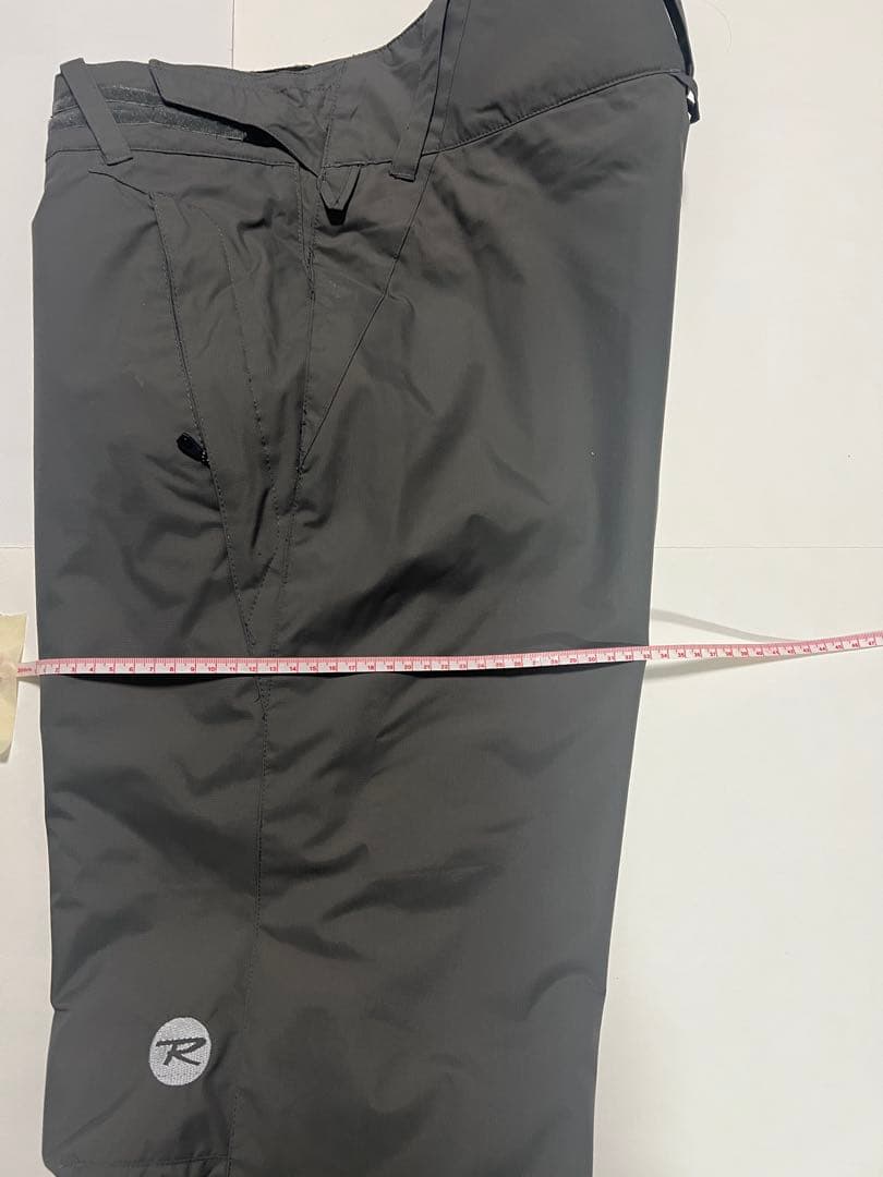 ☆1回のみ使用 ROSSIGNOL スキーパンツ チャコール色