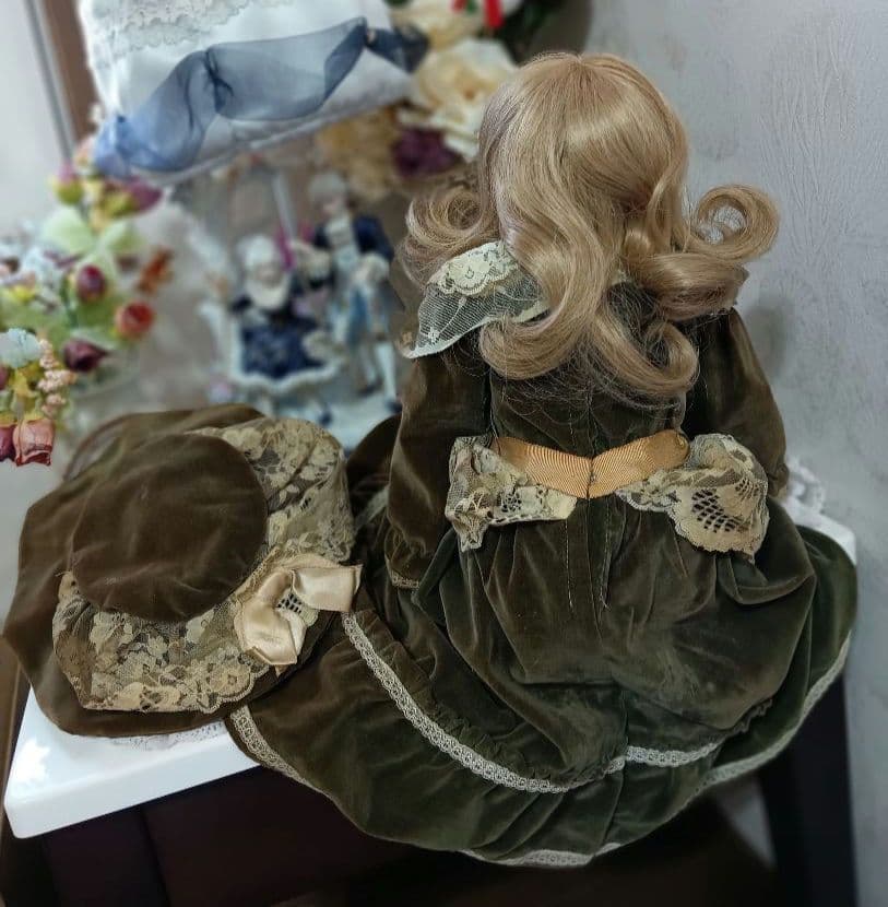 H68【ビスクドール】約60cm カマー&ラインハルト CD103 スリープアイ