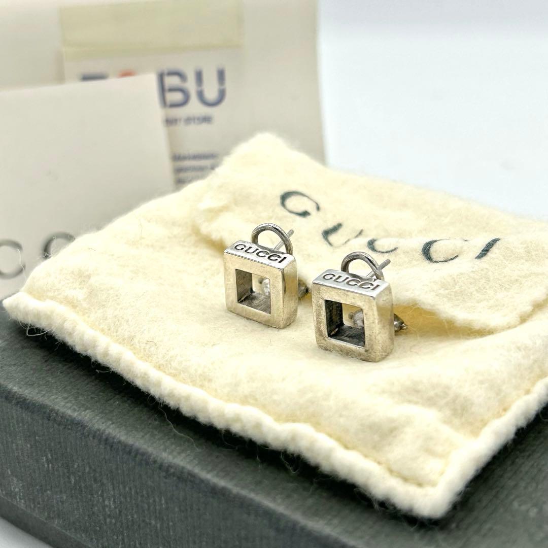 【アーカイブ】GUCCI スクエア ピアス Ag925 トムフォード期 G03412DW005852_thumb.jpg