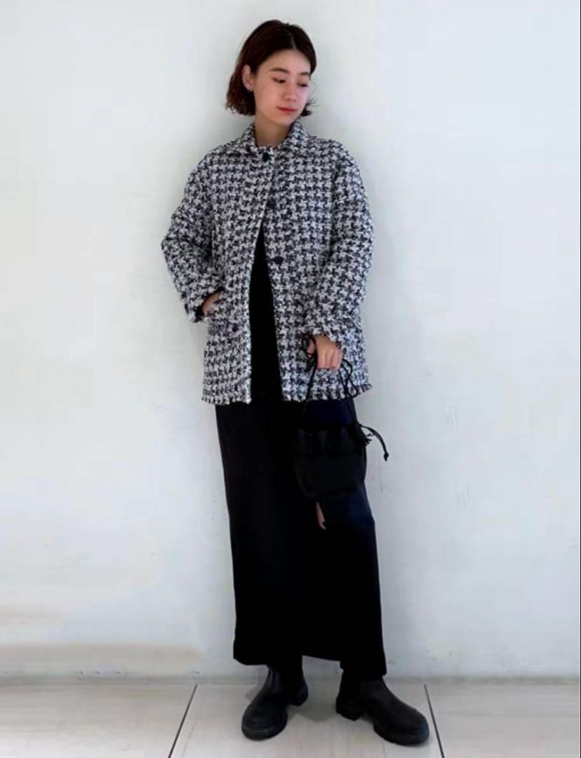BACCA バッカ ハウンドトゥースツイードワーカーズジャケット - メルカリ