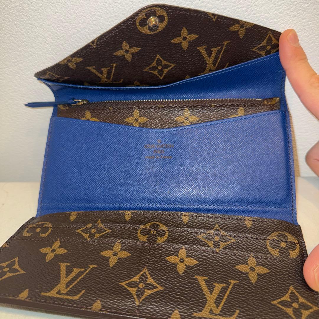 希少ブルー 青 ポルトフォイユ・エミリー 長財布 二つ折り - メルカリ