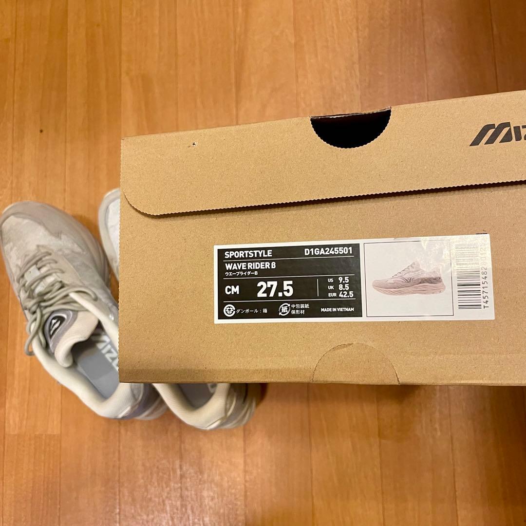 ア*ジ様 mizuno waveriderβ 27.5cm