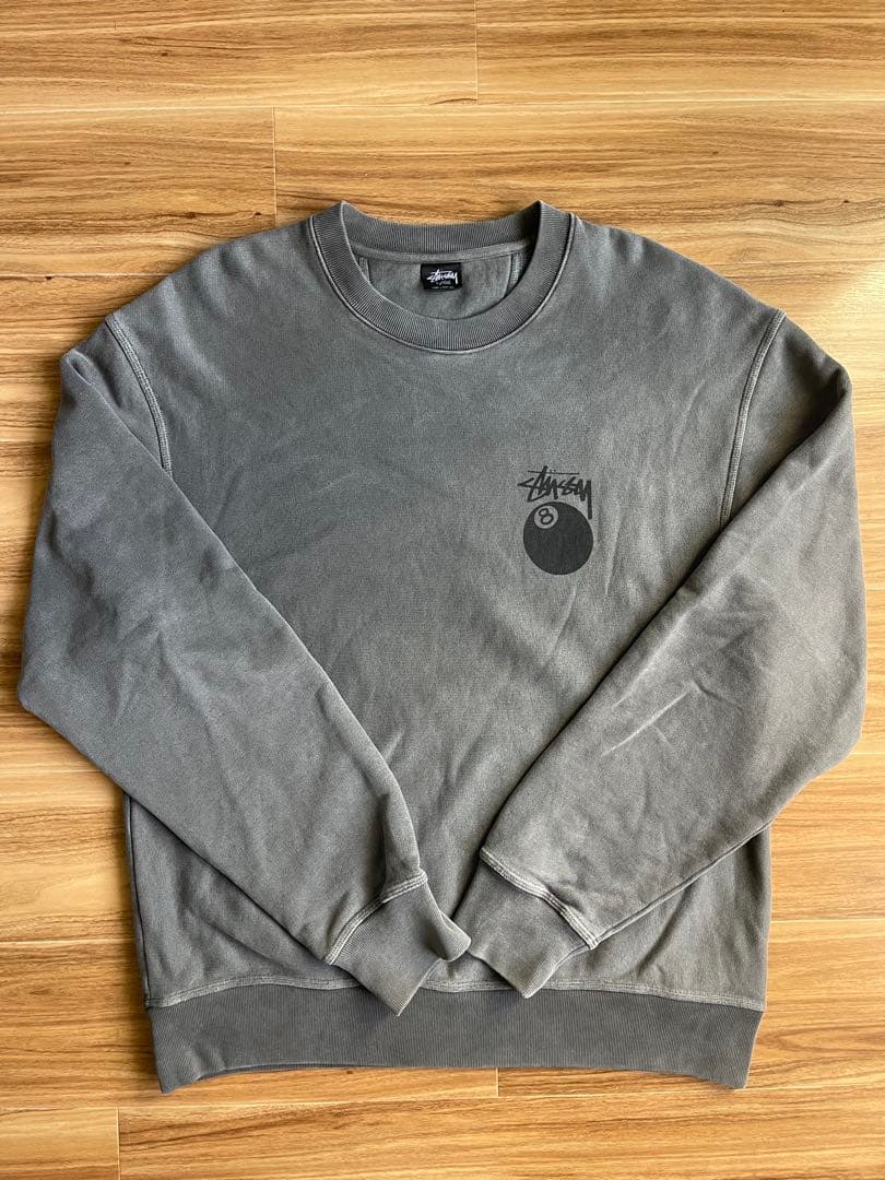 Stussy グレー トレーナー 8ボール - メルカリ