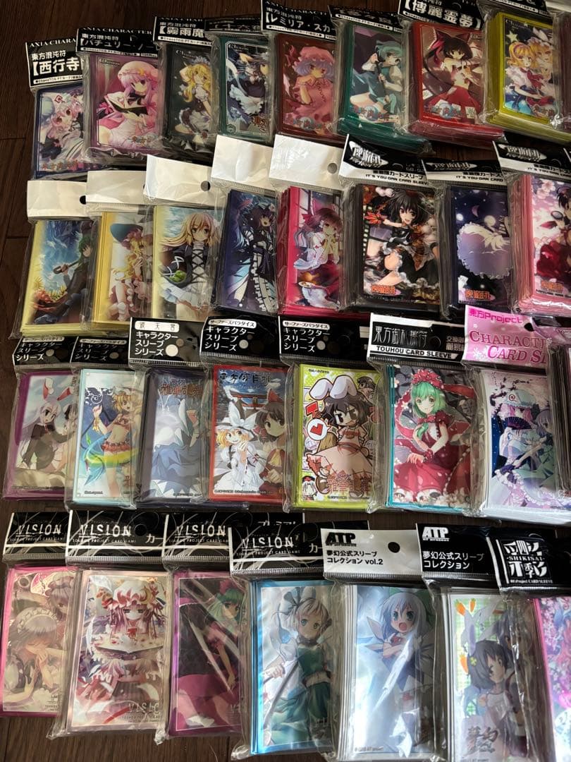 値段交渉可】 未開封 東方 東方project スリーブ まとめ売り 40個