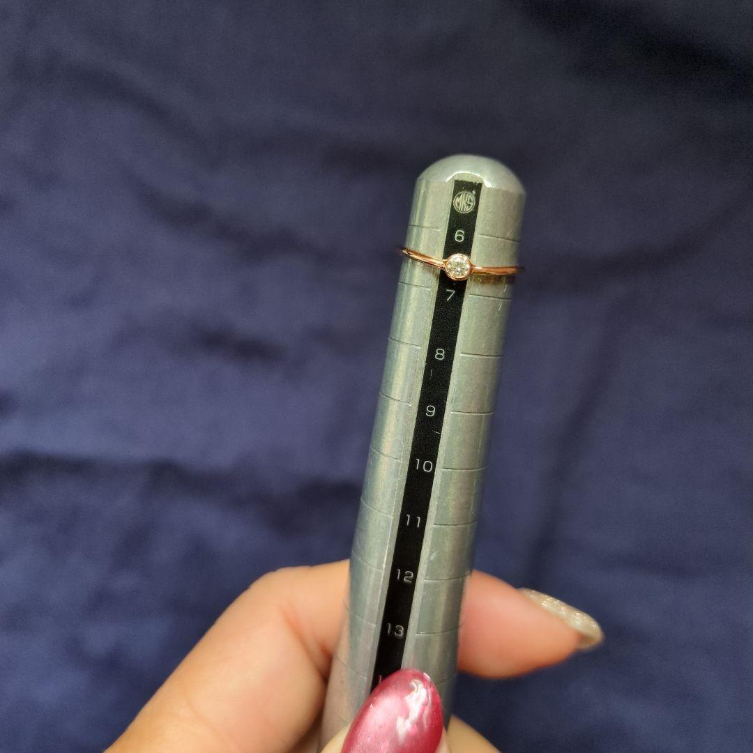 ティファニー シングルロウ リング 750 rg 6.5号 美品 現行品 - メルカリ