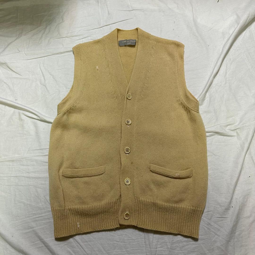 COMME des GARÇONS HOMME ベージュ カーディガン - メルカリ