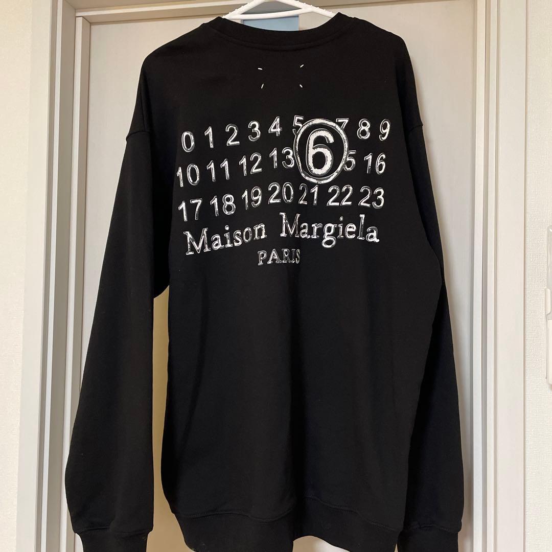 Maison MargielaトレーナーXL Maison Margiela スウェット トレーナー 長袖 グレー ロゴ 4ステッチ