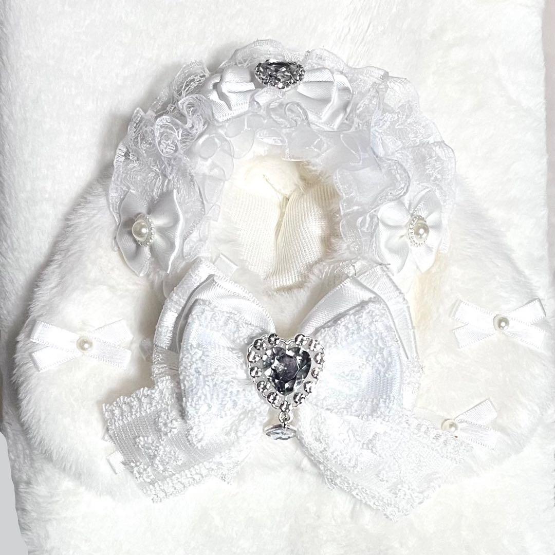 ぬい服 着ぐるみ にじぱぺっと 10cm 11cm 垂れ耳 白 ホワイト - メルカリ