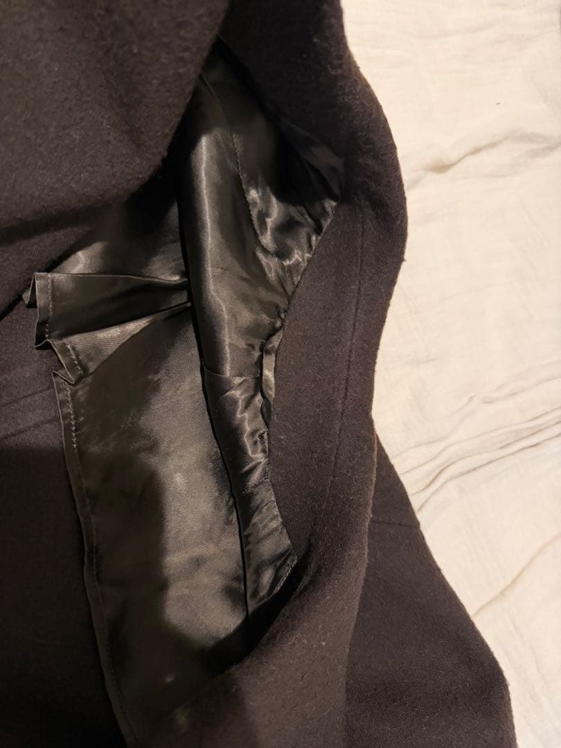 Belvest ダークブラウン ダブルブレスト カセンティーノコート - メルカリ