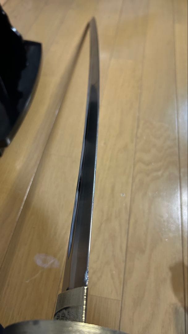 青い柄がかっこいい 模造刀 居合刀 重量1キロ 稽古 鑑賞 コスプレ