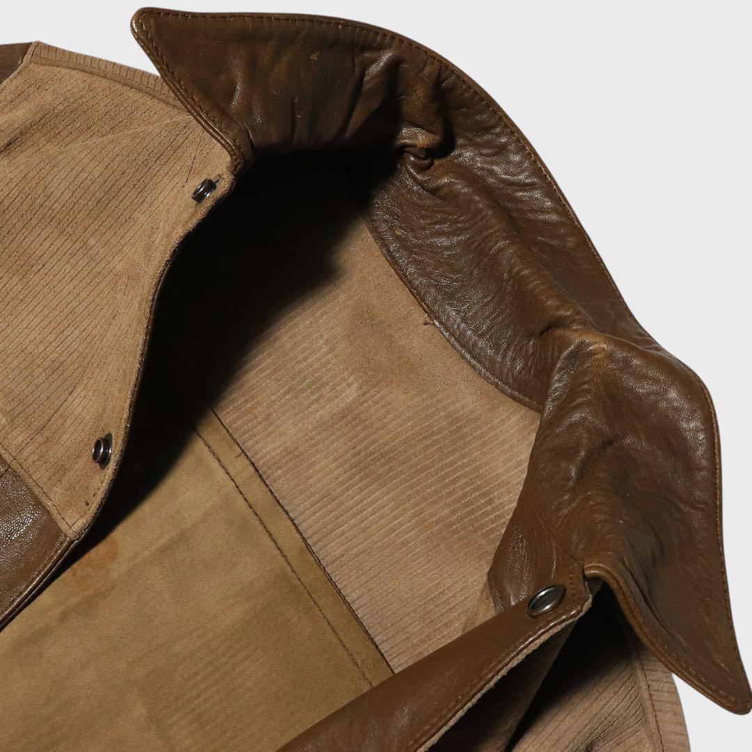 初期☆WAREHOUSE☆50s 3rd レザージャケット☆トラッカージャケット