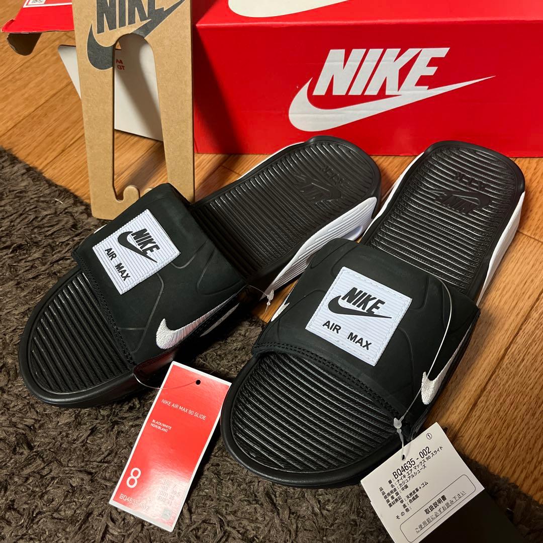 ナイキ エアマックス90 サンダル スライド NIKE 26cm 新品 Amazon | [ナイキ] エアマックス 90 スライド AIR MAX 90 SLIDE black