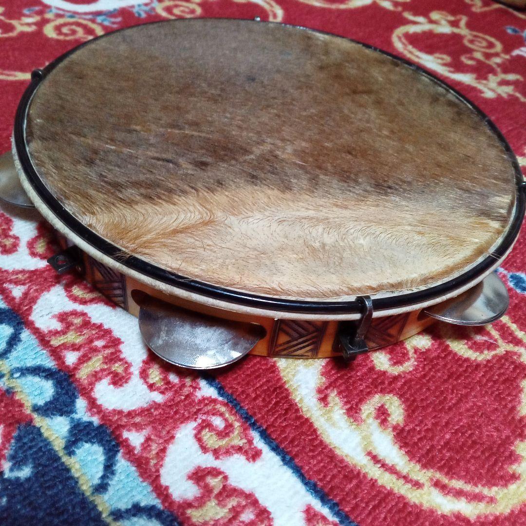 ヤスヒロさま専用商品 ※パーツ欠品 パンデイロ 10インチ