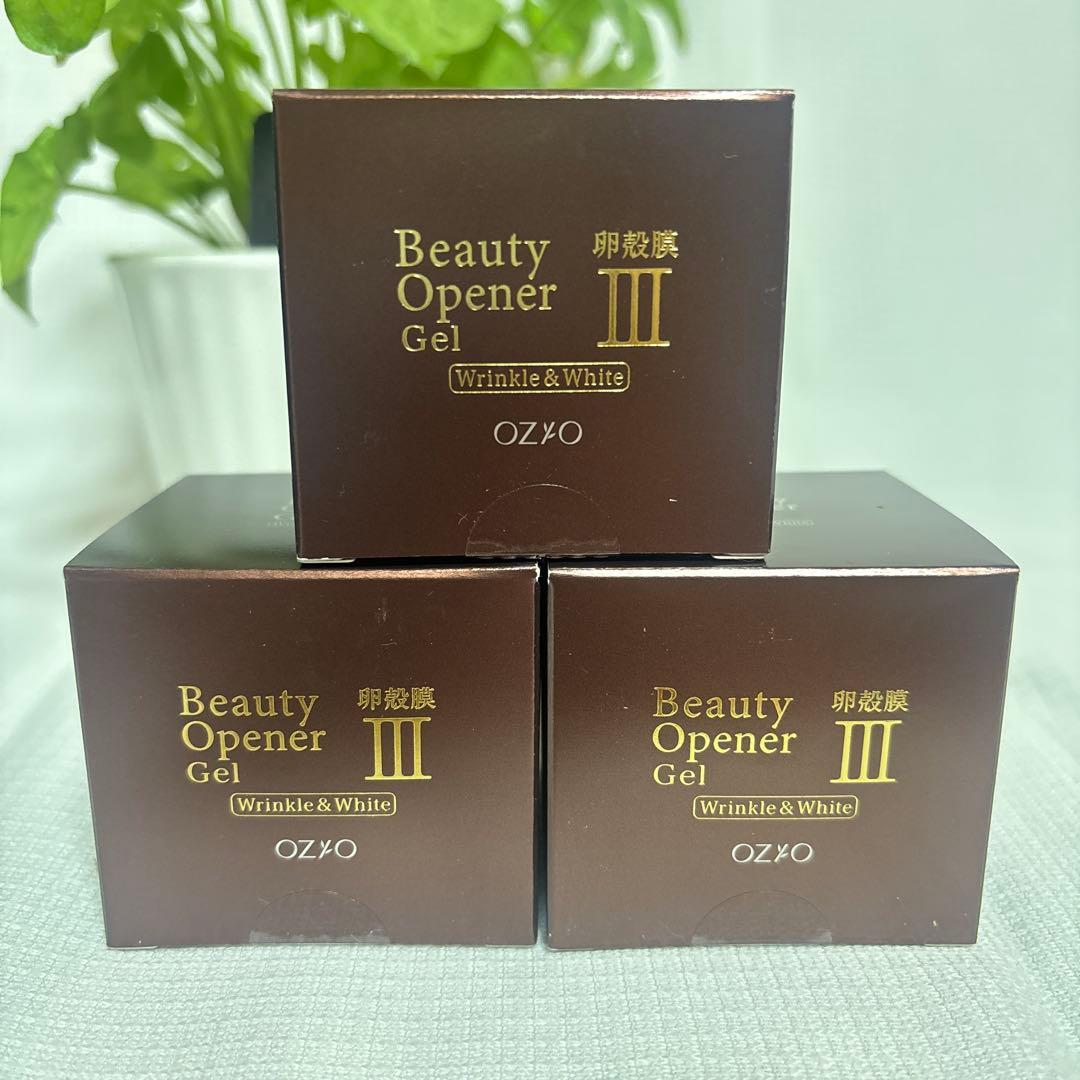 新品未開封】オージオビューティーオープナージェル50g×3箱 卵殻膜