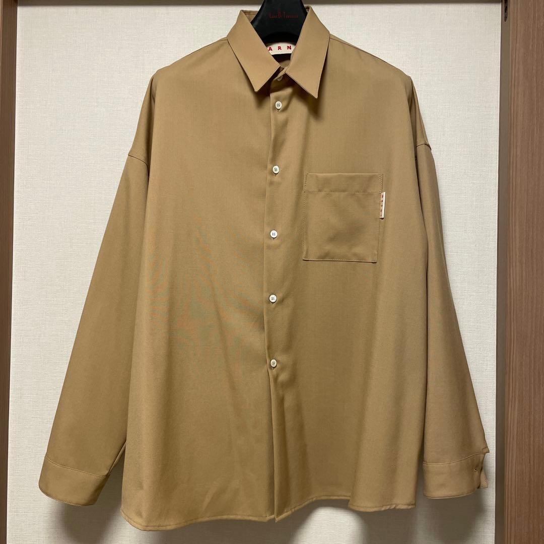 マルニ トロピカルウールシャツ 48 - メルカリ