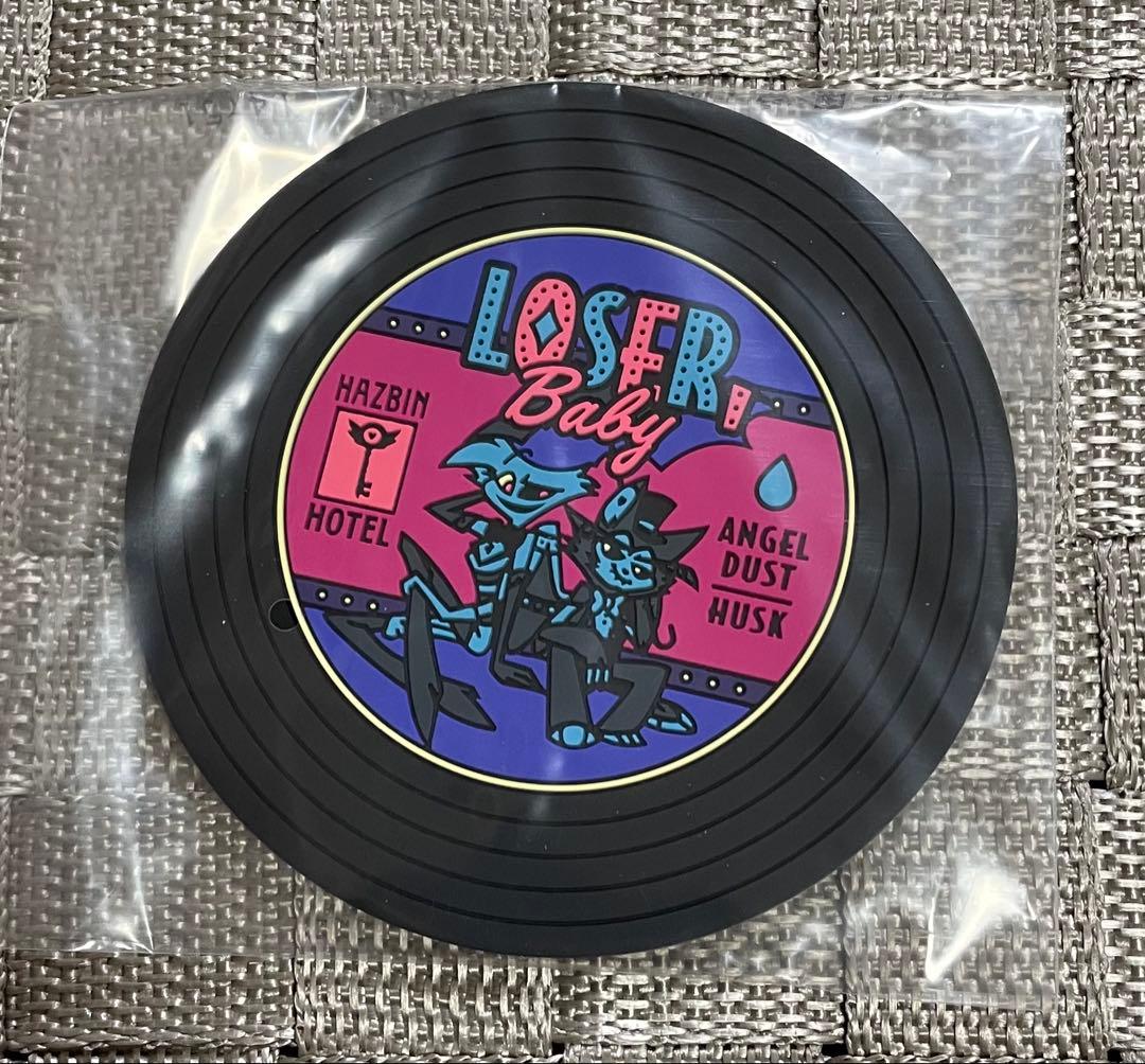 ハズビンホテル 一番くじオンライン G賞 レコード風ラバーコースター