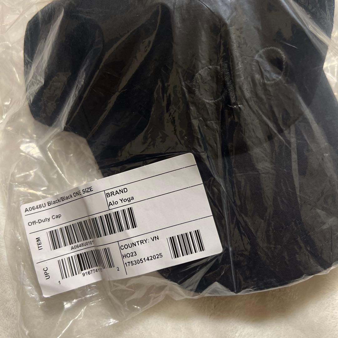 正規品】alo Yoga キャップ ブラック （タグ付き） - メルカリ