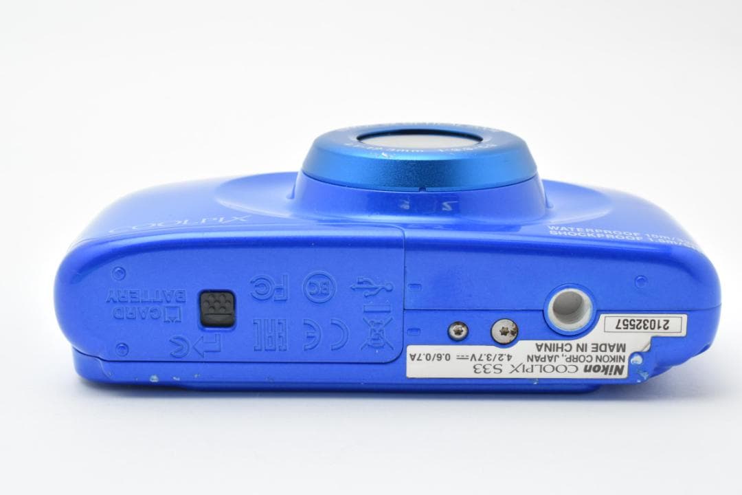 ニコン Nikon COOLPIX S33 ブルー ≪動作確認済≫ - メルカリ