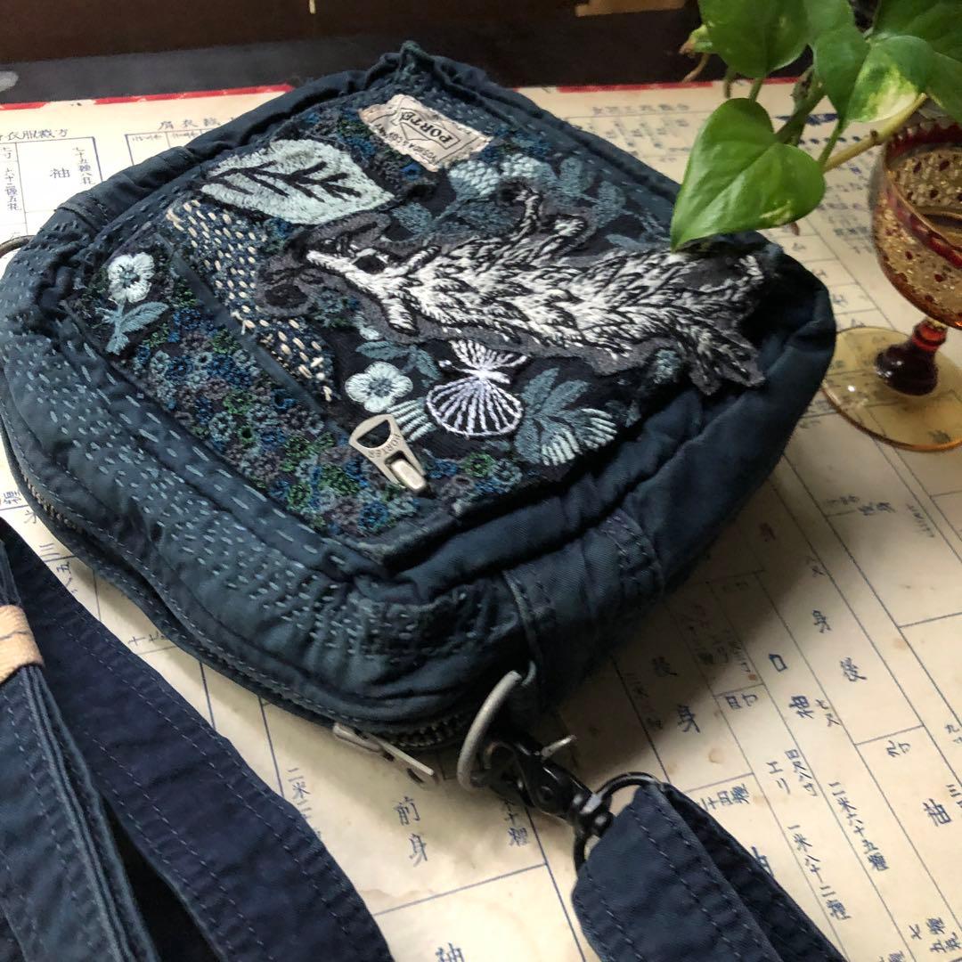 ポーターをリメイク/藍染／襤褸 - メルカリ