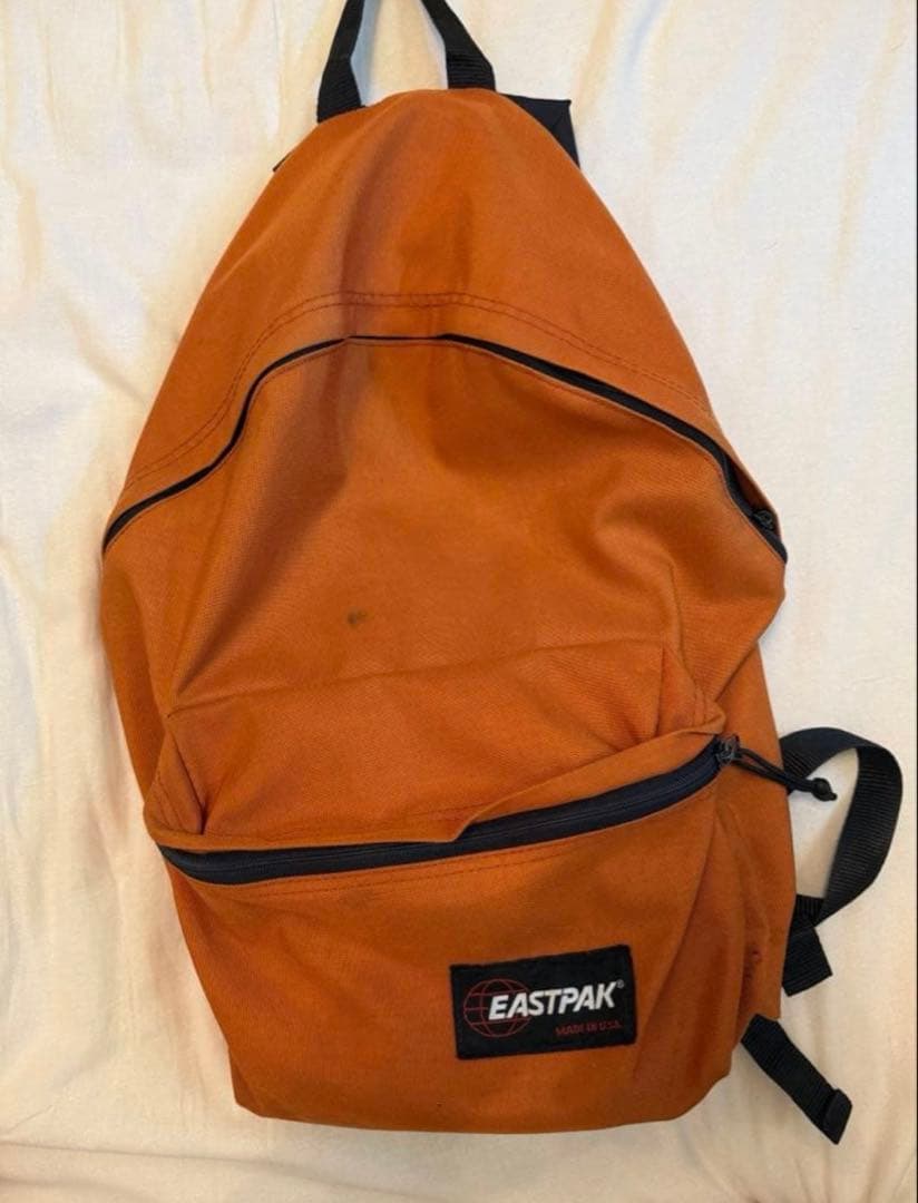 80s EASTPAK オレンジアメリカ製 リュック・バックパック - メルカリ