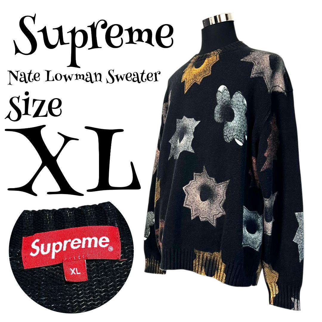 XL✨】Supreme♡Nate Lowman Sweater ニット メンズ - メルカリ