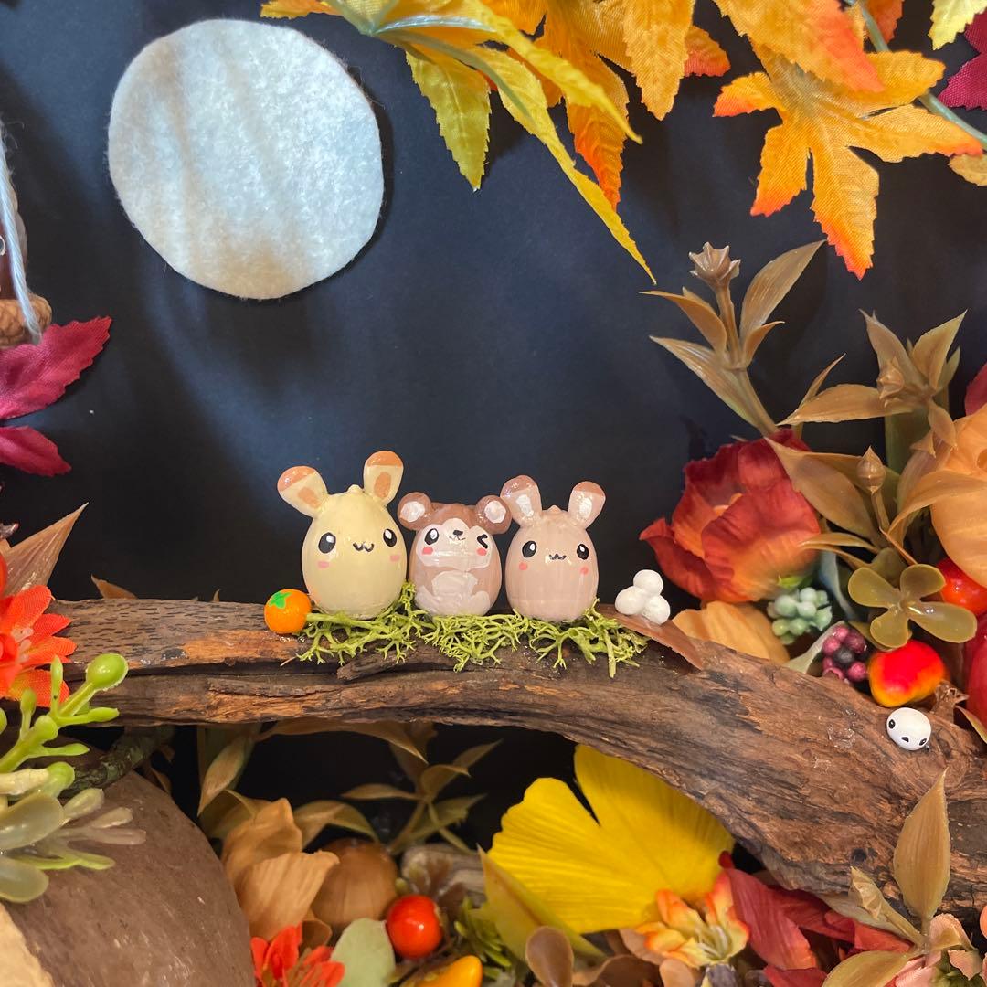 【一点もの】ぽんちゃん☆お月見