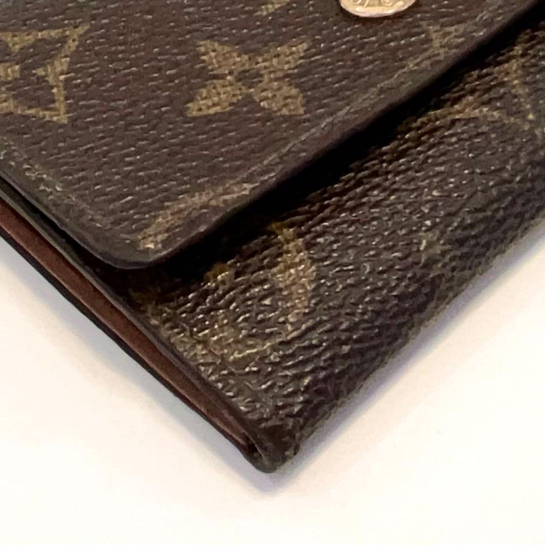ルイヴィトン モノグラム ポルトモネプラ コインケース ブラウン