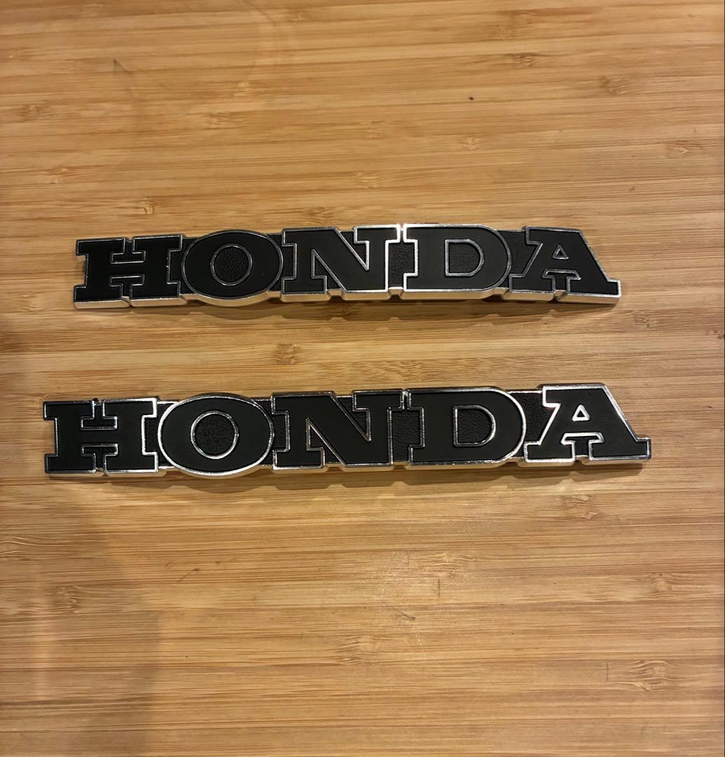 cb750four k0 フューエルタンクエンブレム 黒 左右セット HONDA - メルカリ
