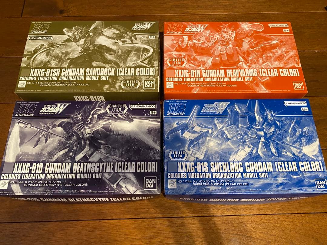 HG 新機動戦記ガンダムW クリアカラー 4体 未組立品 - メルカリ