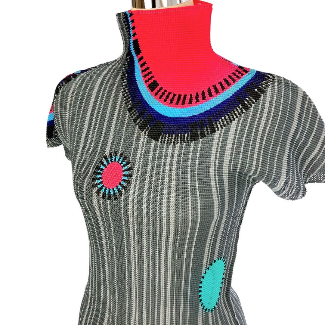 マカ39 超美品 ミーバイイッセイミヤケ 半袖ブラウス トップス