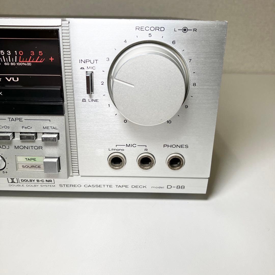 良品 HITACHI Lo-D ステレオカセットデッキ D-88 日立 - メルカリ