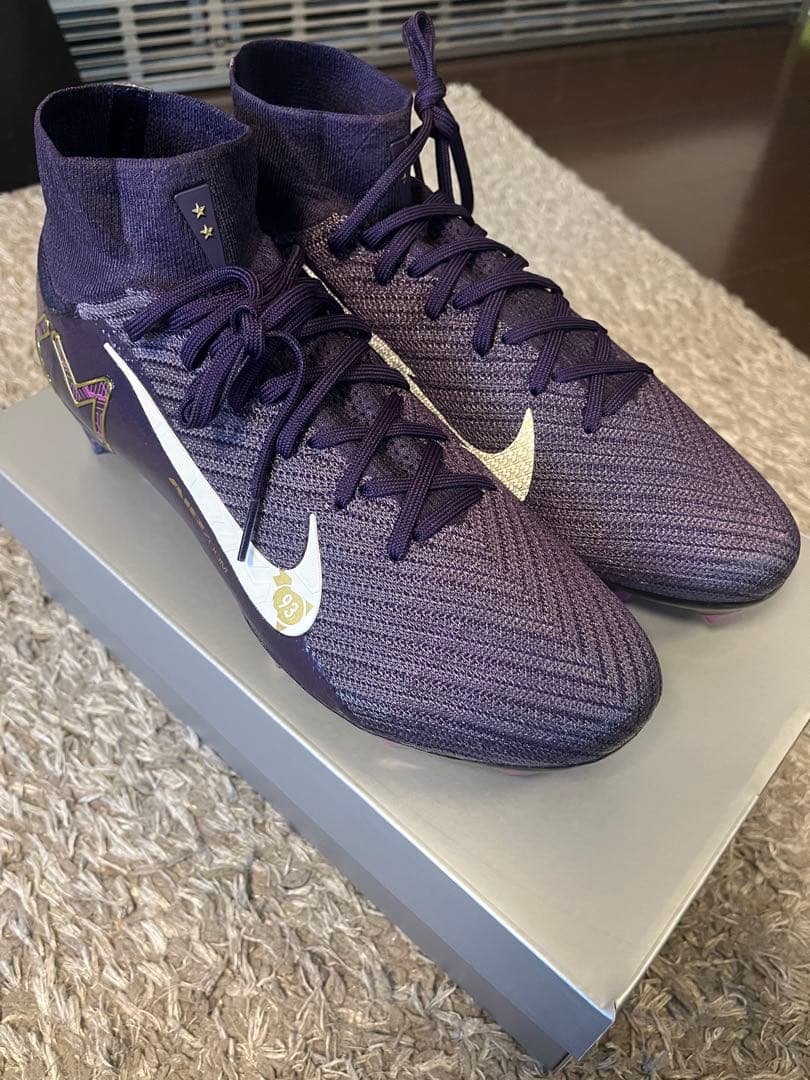ナイキ ZM SUPERFLY 10 ELITE KM FG 27.5cm 紫