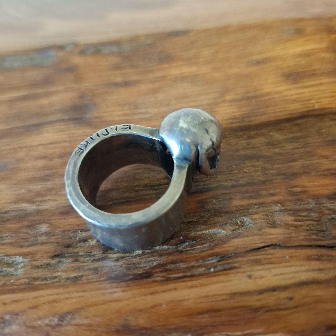 ベ*タ様 ストップライトスカルリング18金目21号 的を絞って生きろ