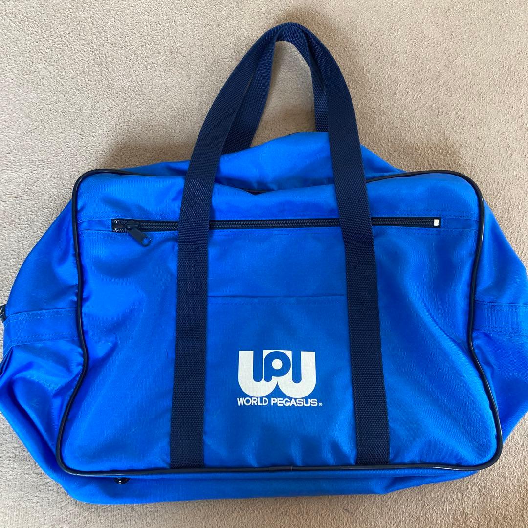 ワールドペガサス ワッペ スクバ スクールバッグ 青 - メルカリ